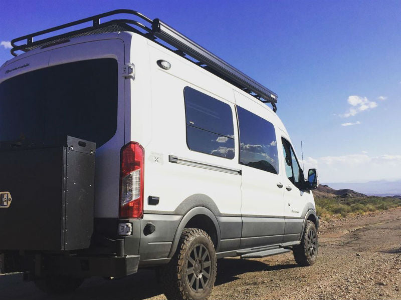 Aluminess Slimline Rear Bumper for Ford Transit 2015-2019