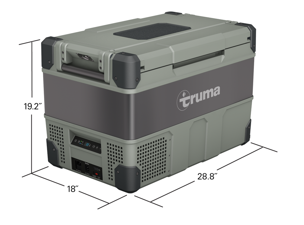 Dimensions for C60 Single Zone Fridge/Freezer by Truma Cooler