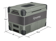 Dimensions for C60 Single Zone Fridge/Freezer by Truma Cooler