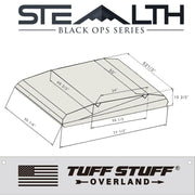 Tuff Stuff Stealth Aluminum 3 Person Roof Top Tent