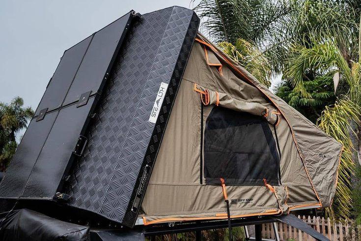 Tuff Stuff Stealth Aluminum Side Open - 3 Person - Roof Top Tent No