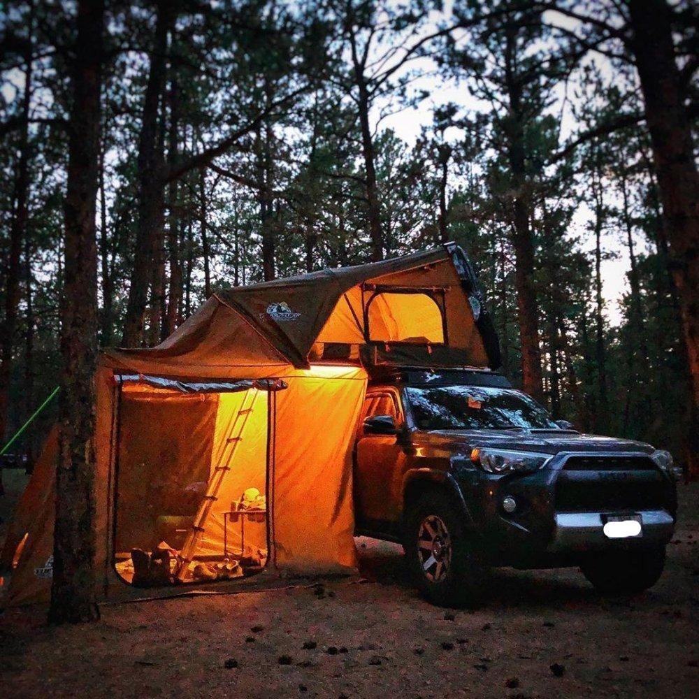 Tuff Stuff Hardshell Alpha Open With Annex Side Night View 