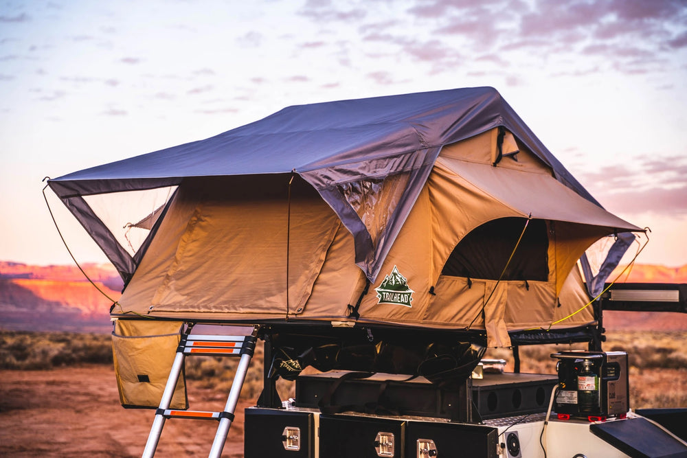 Tuff Stuff Trailhead 2 Person Roof Top Tent Side View