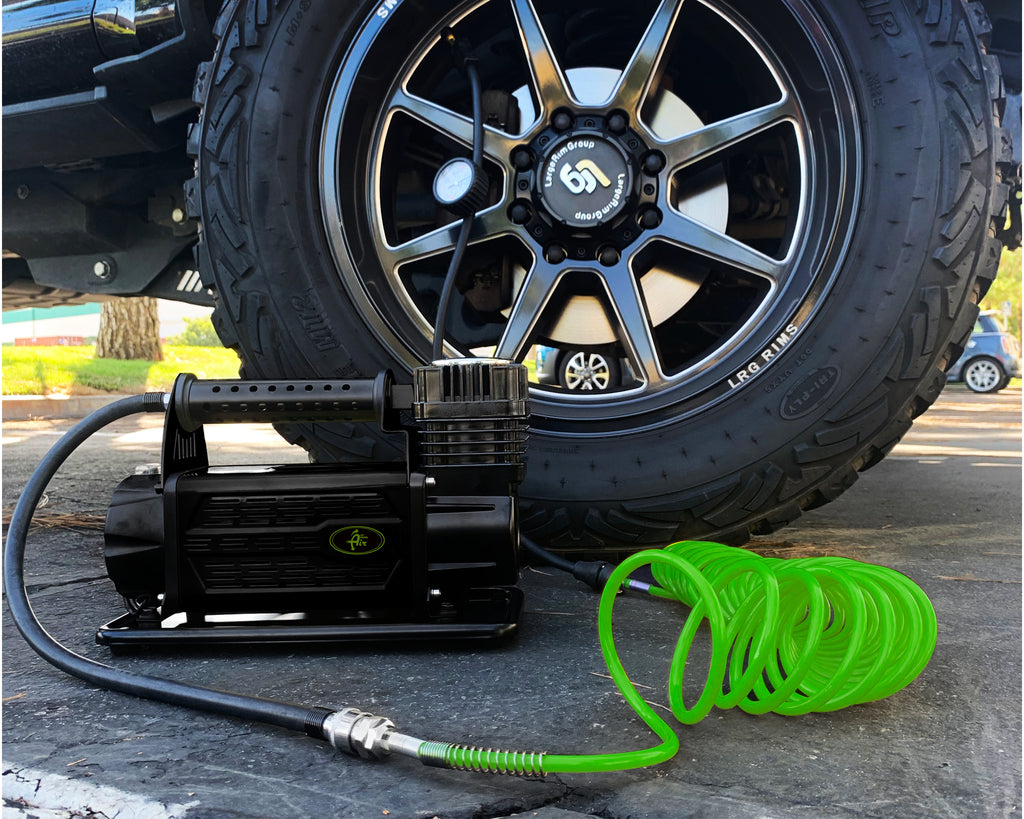 Portable Air Compressor When used in tire