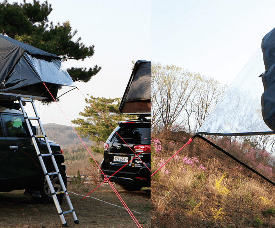 skycamp roof top tent vinyl canopy by ikamper