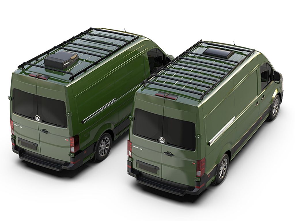 Adjustable Slats for Accommodating Cargo Slimpro Van Roof Rack Kit for Volkswagen Crafter 2017-Current