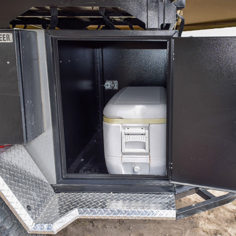Vorsheer Extreme Expedition Rig XER Trailer - Side Compartment View