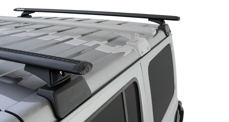 Vortex RCL Silver 2 Bar Backbone Roof Rack Jeep Wrangler