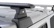 Vortex RLT600 Black 2 Bar Backbone Roof Rack Zoomed In