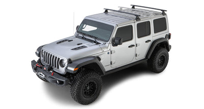 Vortex RLT600 Black 2 Bar Rhino-Rack Backbone Roof Rack for JEEP WRANGLER JL 2019