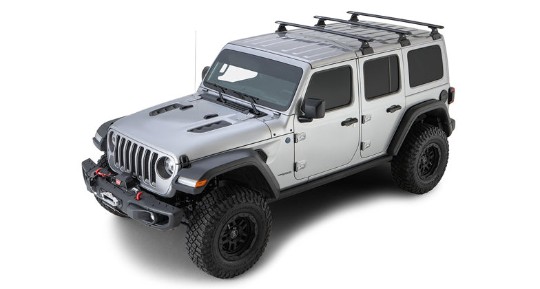 Rhino-Rack Vortex RLT600 3 Bar Backbone Roof Rack Jeep Wrangler JL 18-24