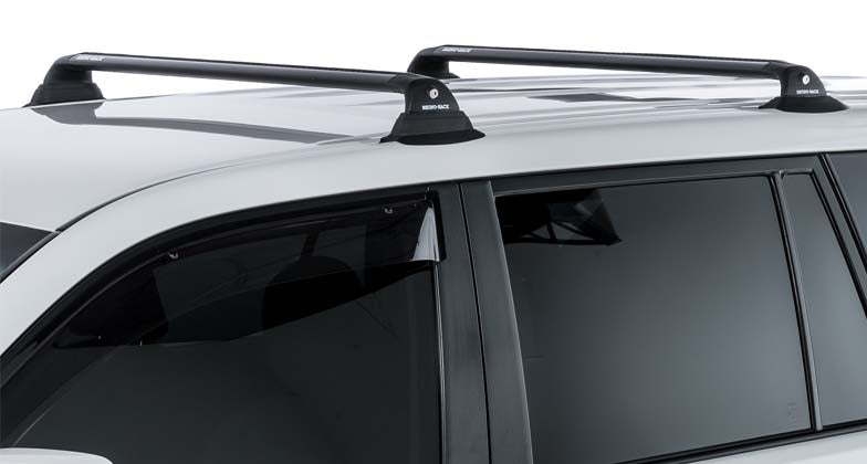 Vortex RVP Black 2 Bar Roof Rack Honda CRV 4 dr SUV With Flush Rails 12 to 16