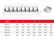 RIGID Industries ADAPT 30" Light Bar Dimensions
