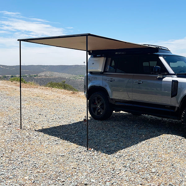 Awning Installed using Awning/Accessory Bracket by BadAss Tents