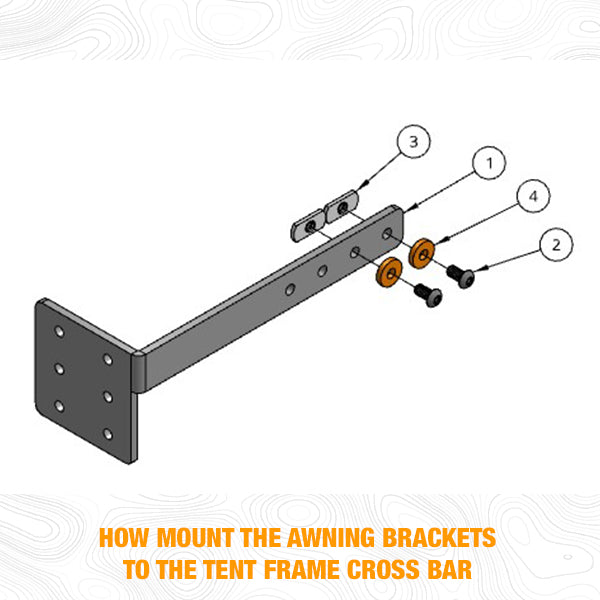 Awning Bracket Installation Guide by BadAss Tents