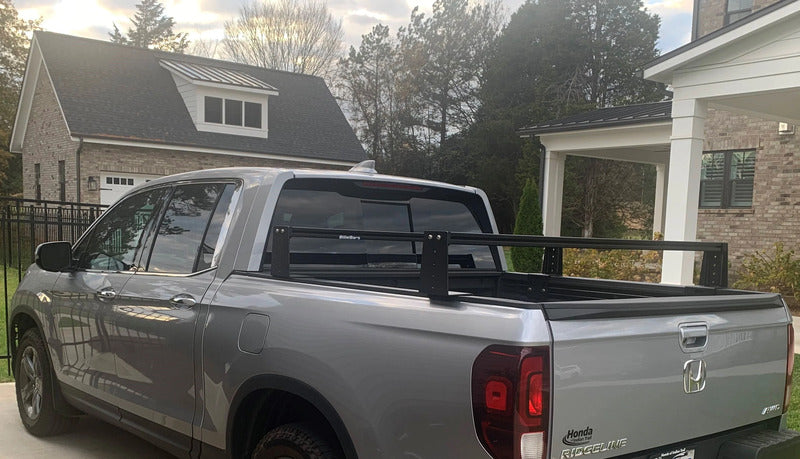Back View Of The Mounted BillieBars Bed Bars For Honda Ridgeline