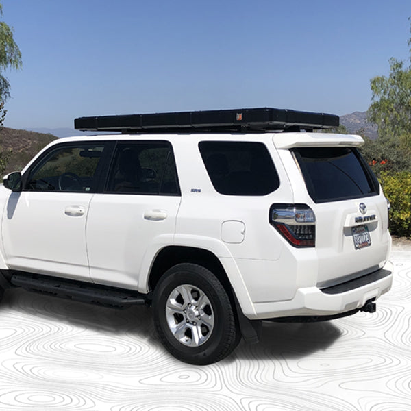 closed side view of BadAss Rugged Rooftop Tent For Toyota 4Runner 5th Gen 2009-2022