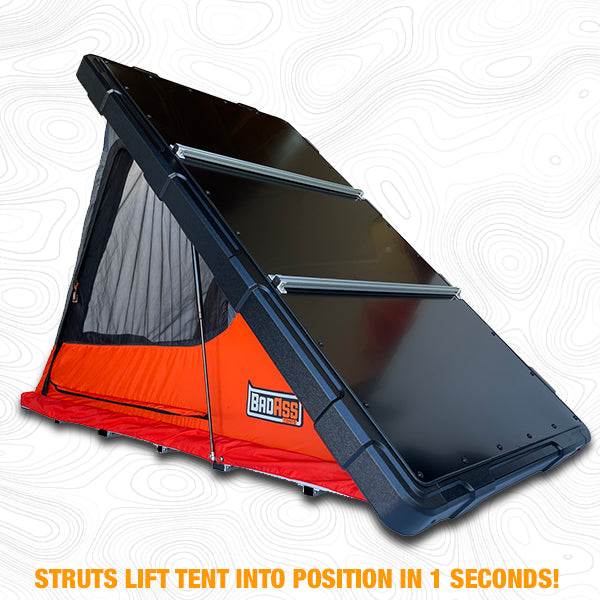 BadAss Tents Rugged 2 Person Roof Top Tent side view