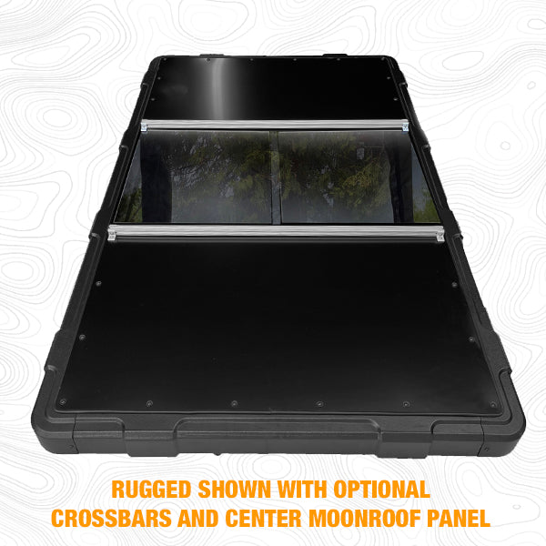 the moonroof of the BadAss Rugged Rooftop Tent For Toyota 4Runner 5th Gen 2009-2022