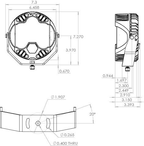 Baja Designs LP6 Pro LED specifications