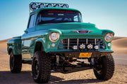 Baja Designs LP6 Pro LED light installed in green truck