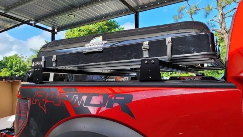 Close Up Side View Of The BillieBars Bed Bars For Ford F150