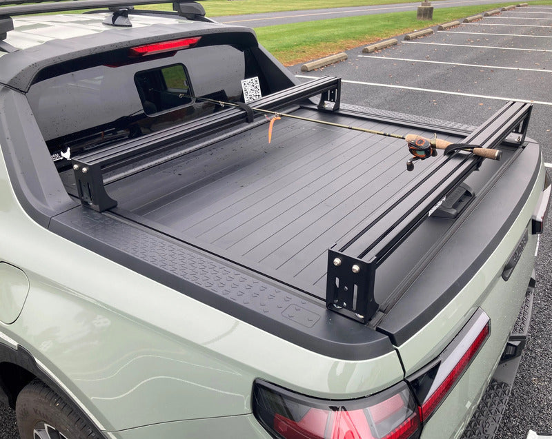 BillieBars Bed Bars For Hyundai Santa Cruz With A Fishing Pole