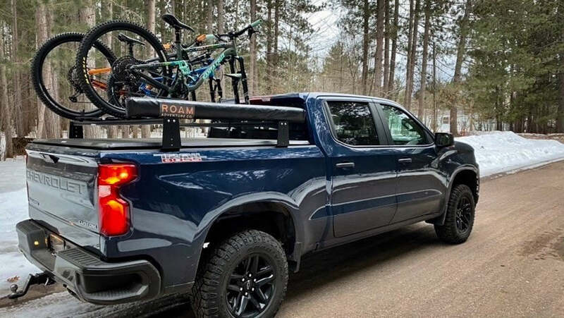BillieBars Bed Bars For Silverado And Sierra With Mounted Bikes
