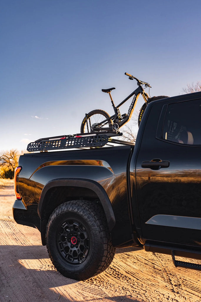 BillieBars Bed Bars For Toyota Tundra With A Bike Mounted