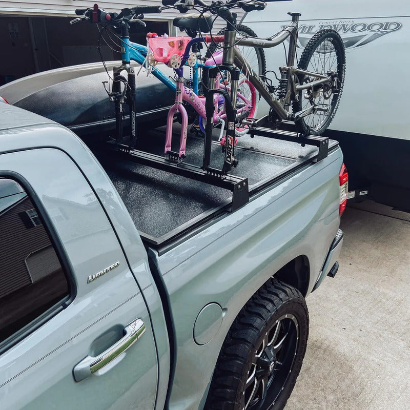 Tundra With BillieBars Bed Bars And Mounted Bikes