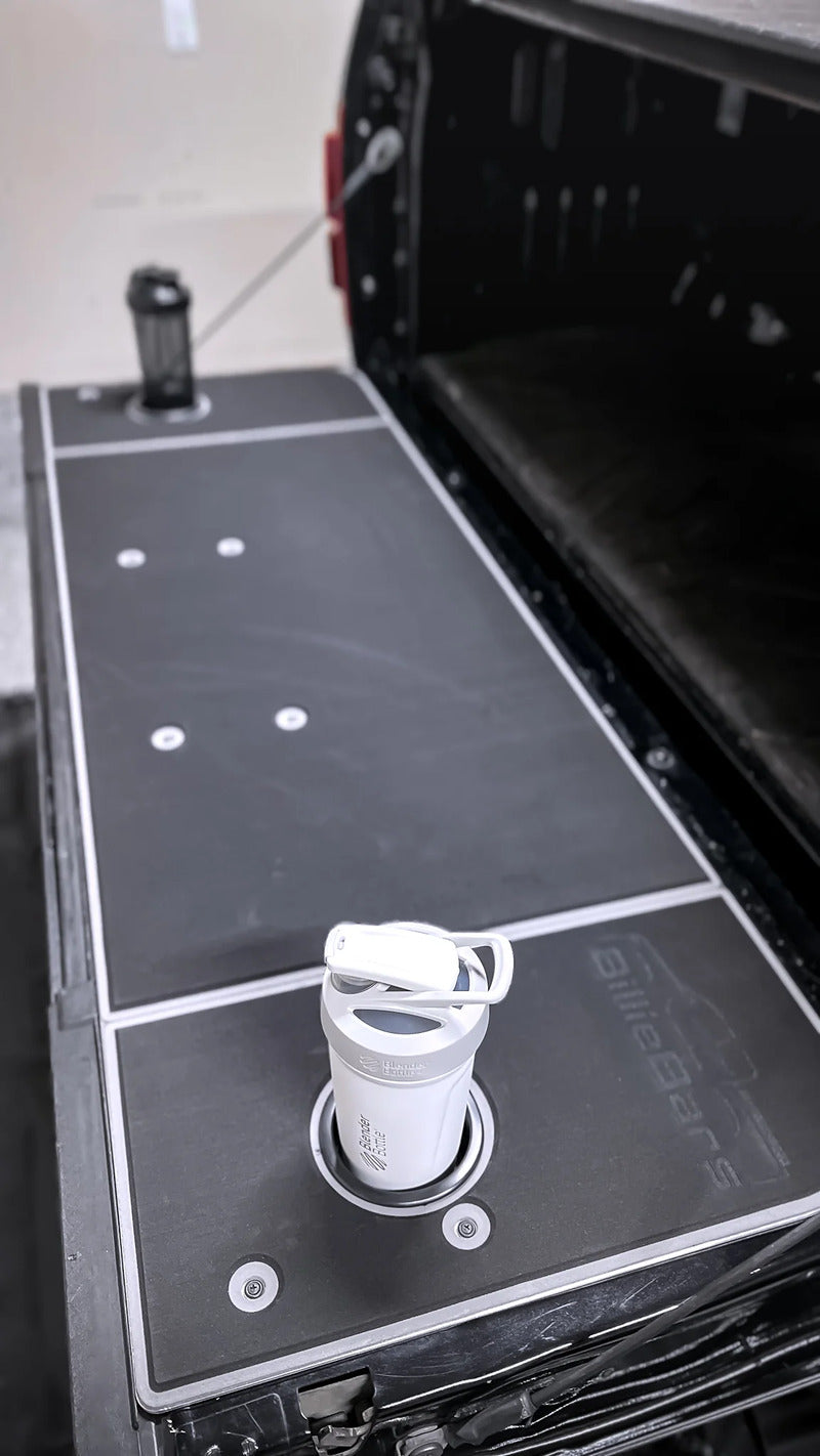 BillieBars F150/Raptor Tailgate Cover With 2 Cups
