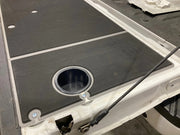 Close Up View Of The BillieBars F150 Tailgate Cover Cup Holder