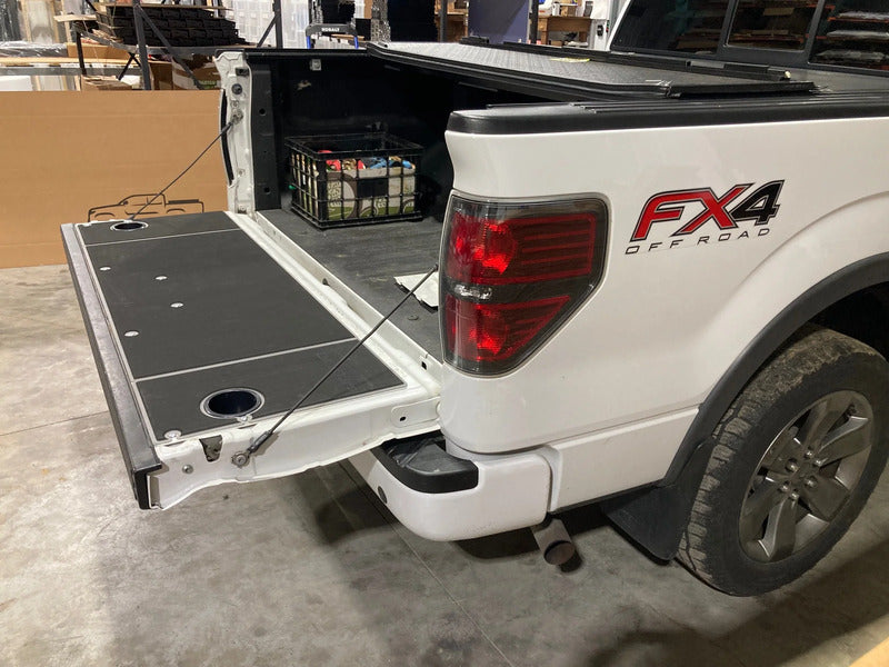 Side View Of The BillieBars F150 Tailgate Cover
