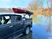 A Pickup Truck With BillieBars HighPro Kayak Mount Kit