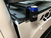 BillieBars Magnetic Koozie Stuck To A BillieBars Bed Bar