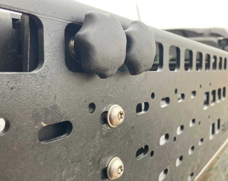BillieBars Quick Release Thumb Screws Mounted