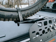 BillieBars Woopy Rear Tire Tray Holding A Bike Wheel
