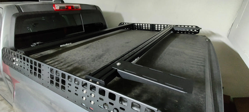 BillieBars Whoopy XL Rear Tire Tray Kit Mounted On BillieBars Bed Bars