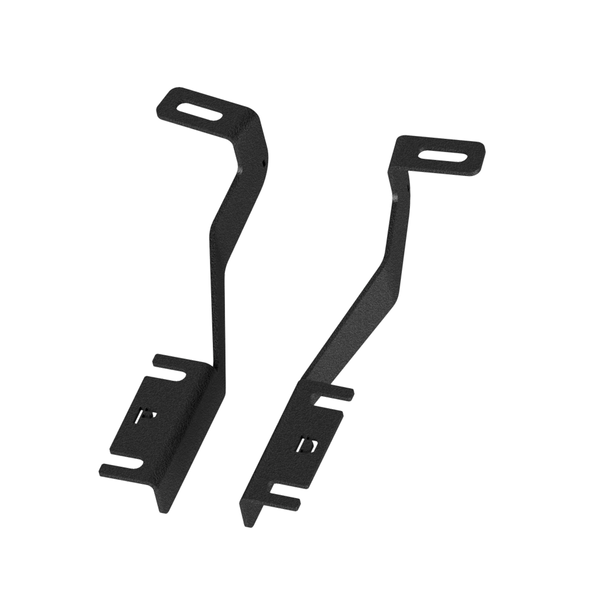 Side view of the CBI nissan frontier ditch light brackets