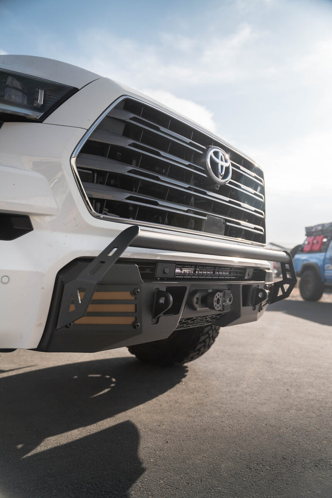 CBI Toyota Sequoia Covert Front Bumper With A Bullbar Installed On A Toyota Sequoia