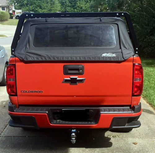 Datin Fab Canvas Cage Rack For Chevrolet Colorado On Top Of A Softopper