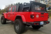 Jeep Gladiator With A Datin Fab Canvas Cage Rack