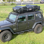 closed version of Elite 5 Person Roof Top Tent With Annex Room Included - by Tuff Stuff