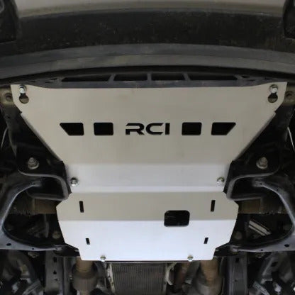 Ford F150 Engine Skid Plate Aluminum With Raw Finish Installed