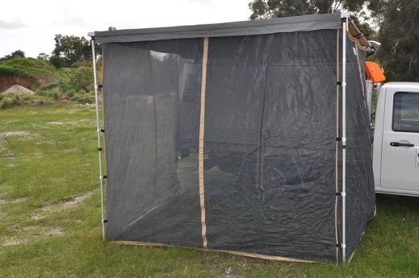 Mosquito Awning Walls For Easy-Out Side Awning - For 98.4" (2.5m) Awning - by Front Runner Outfitters