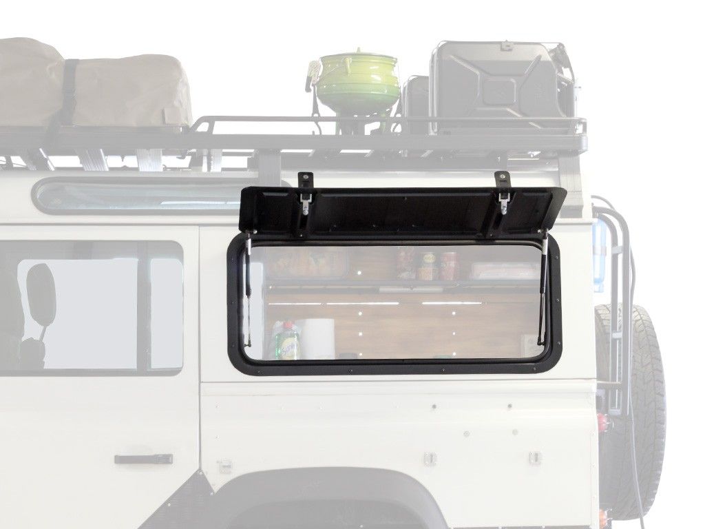 Front Runner Land Rover DEFENDER Gullwing Window - Aluminum