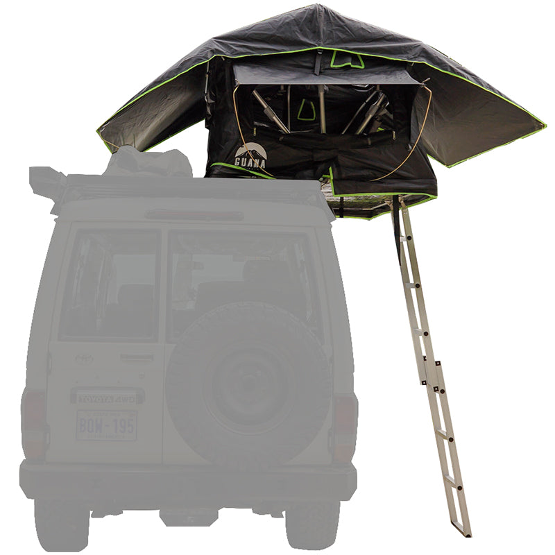 Guana Equipment Kamuk 48" 2 Person Roof Top Tent Rear View