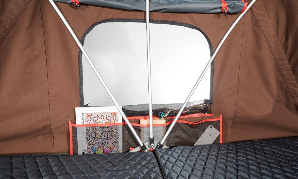 iKamper X Cover Roof Top Tent Interior Pockets View