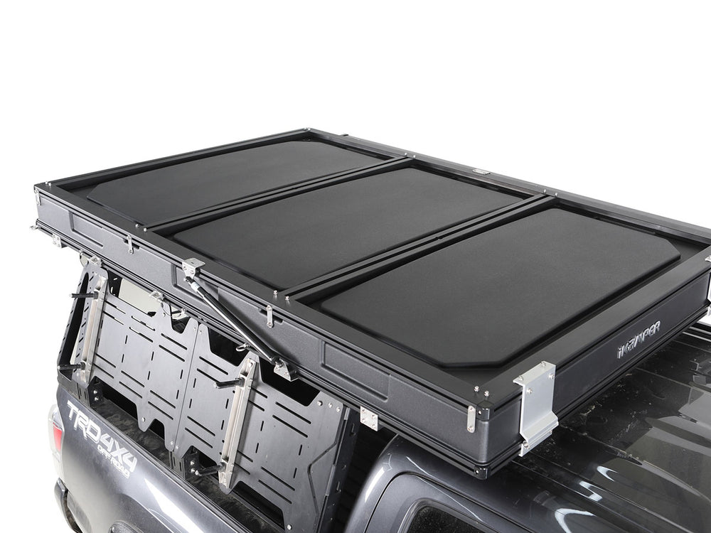 ikamper bdv hardshell roof top tent closed view from the top
