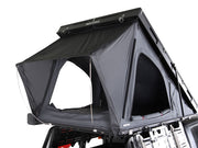 ikamper bdv duo roof top tent with rainfly open